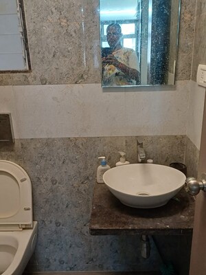 Bathroom in 2 BHK Apartment at Veena Serenity, Chembur – for Rent