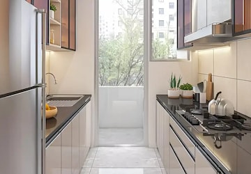 Kitchen in 4 BHK Apartment at K Raheja Modern Vivarea, Mahalaxmi – for Sale
