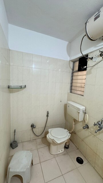 Bathroom in 3 BHK Apartment at Harileela Apartment, Baner – for Rent