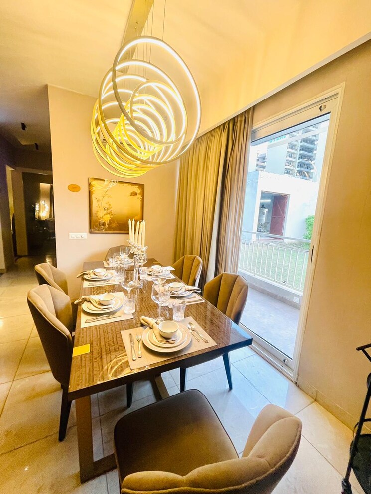 Dining area, sushma-joynest-zrk 3 Bedroom 1625 Sq.Ft. Apartment In Ghazipur Zirakpur 9354572