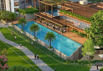 Swimming Pool in 4 BHK Apartment at Shapoorji Pallonji Kingstown, Hadapsar – for Sale