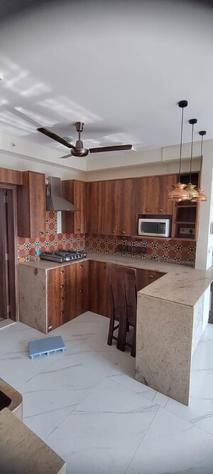 Kitchen in 3 BHK Apartment at Nahar F Residences, Balewadi – for Rent