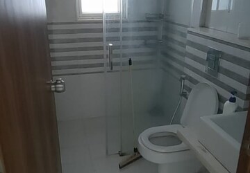 Bathroom in 3 BHK Apartment at Nahar F Residences, Balewadi – for Rent