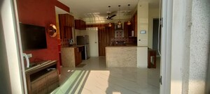 Living Room in 3 BHK Apartment at Nahar F Residences, Balewadi – for Rent