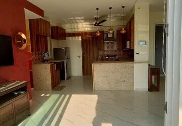 Living Room in 3 BHK Apartment at Nahar F Residences, Balewadi – for Rent