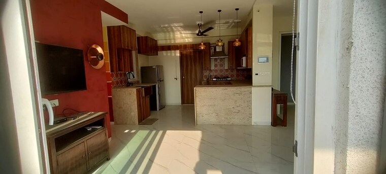 Living Room, nahar-f-residences 3 Bedroom 1223 Sq.Ft. Apartment In Balewadi Pune 9354633