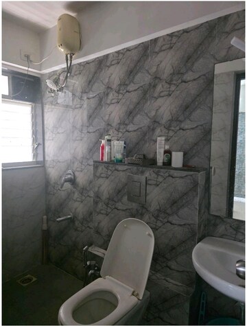 Bathroom in 1 BHK Apartment at The Wadhwa Solitaire, Kolshet Road – for Sale