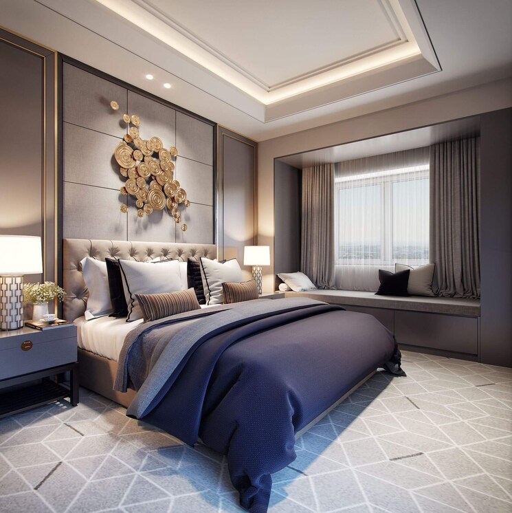 Bedroom, smart-world-one-dxp 3 Bedroom 1806 Sq.Ft. Apartment In Sector 113 Gurgaon 9354848