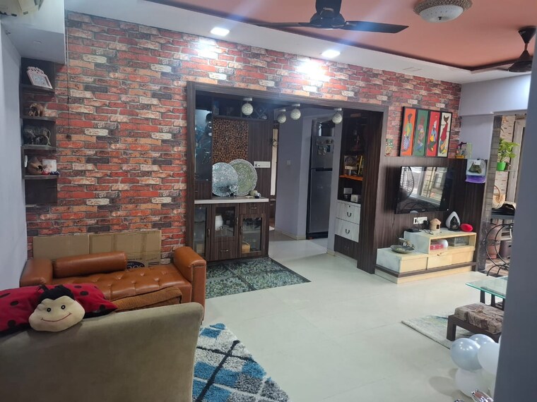 Living Room, om-chs-dombivli 2 Bedroom 860 Sq.Ft. Apartment In Dombivli West Thane 9355017