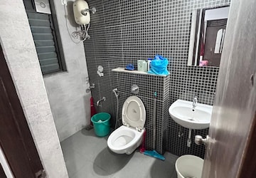 Bathroom in 2 BHK Apartment at Lodha Palava City Lakeshore Greens, Dombivli East – for Rent