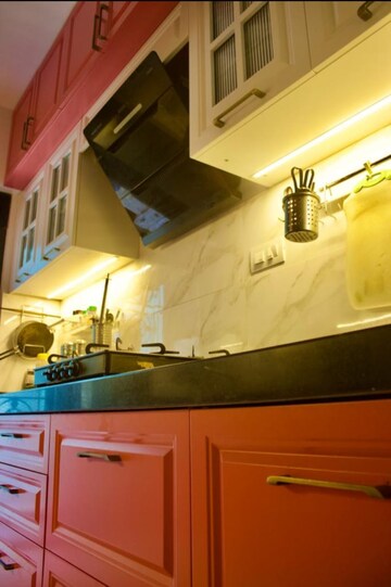 Kitchen in 3 BHK Apartment at Lodha Sterling, Kolshet Road – for Rent