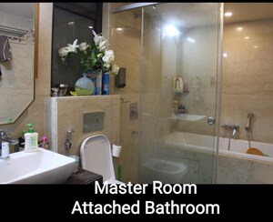 Bathroom in 3 BHK Apartment at Lodha Sterling, Kolshet Road – for Rent