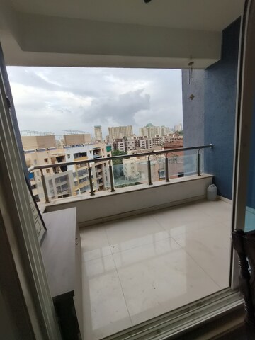 Balcony in 3 BHK Apartment at Vijay Annex 29, Waghbil – for Rent