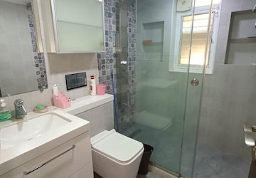 Bathroom in 4 BHK Apartment at Ekta Lake Lucerne, Powai – for Rent