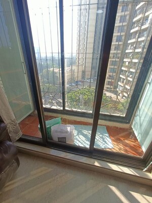 Balcony in 4 BHK Apartment at Ekta Lake Lucerne, Powai – for Rent