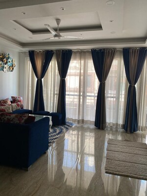 Living Room in 4 BHK Builder Floor at Vasant Kunj – for Sale