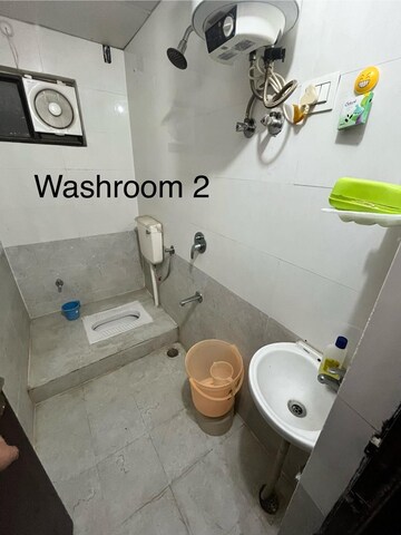 Bathroom in 2 BHK Apartment at Deva Road – for Rent