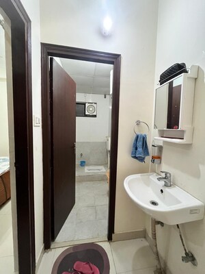 Bathroom in 2 BHK Apartment at Deva Road – for Rent