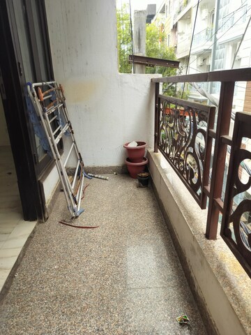 Balcony in 3 BHK Builder Floor at Chattarpur – for Rent