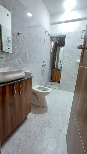 Bathroom in 2.5 BHK Apartment at Prateek Grand City, Siddharth Vihar – for Rent