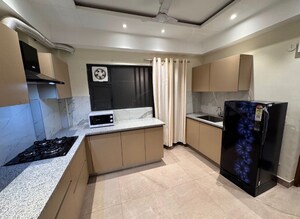 Kitchen in 3 BHK Apartment at Godrej Meridien, Sector 106 – for Rent