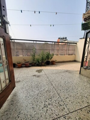 Balcony in 2 BHK Builder Floor at Malviya Nagar – for Rent