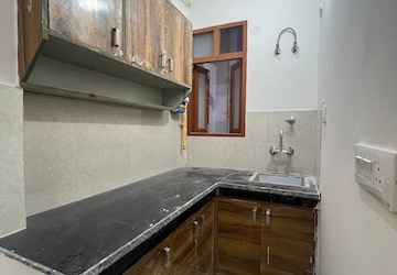 Kitchen in 1 BHK Builder Floor at Risland Sky Mansion, Chattarpur – for Rent