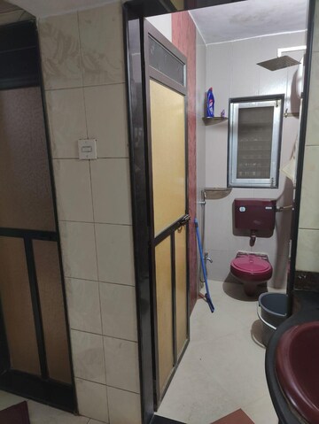 Bathroom in 1 BHK Apartment at Sai Ashish SRA CHS, Andheri East – for Rent