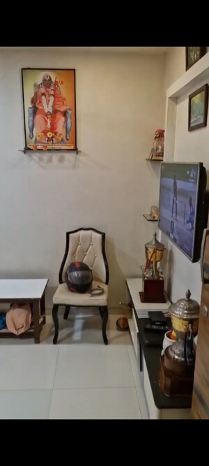 Living Room in 1 BHK Apartment at Borivali East – for Sale