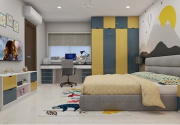 Bedroom in 3 BHK Apartment at ASBL Broadway, Financial District – for Sale