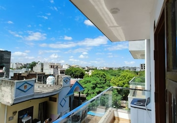 Balcony in 2 BHK Builder Floor at Freedom Fighters Enclave – for Rent