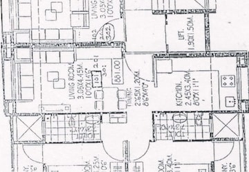 Floor Plan in 1 BHK Apartment at Shree Sai Apartment Pimple Nilakh, Pimple Nilakh – for Sale