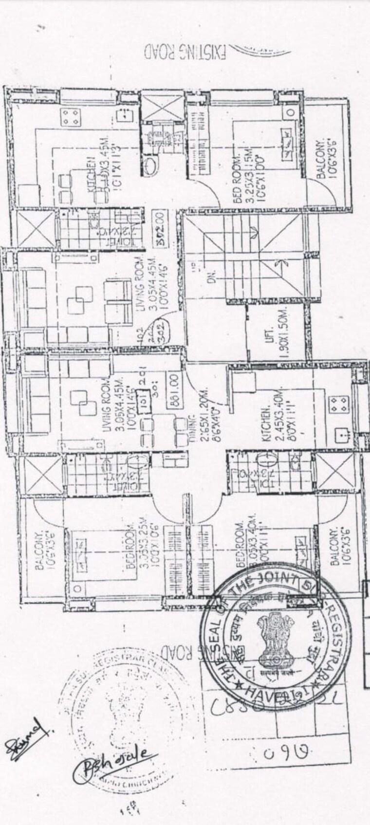 Floor Plan, shree-sai-apartment-pimple-nilakh 1 Bedroom 588 Sq.Ft. Apartment In Pimple Nilakh Pune 9355895