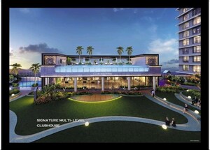 Swimming Pool in 3 BHK Builder Floor at Goodwill Wisteria, Vashi Sector 19d – for Sale