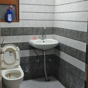 Bathroom in 2 BHK Builder Floor at Saket – for Rent