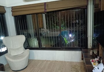 Living Room in 1 BHK Apartment at Juhu – for Rent