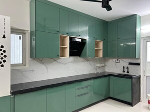 Kitchen in 3 BHK Apartment at Prestige Tranquil, Kokapet – for Rent