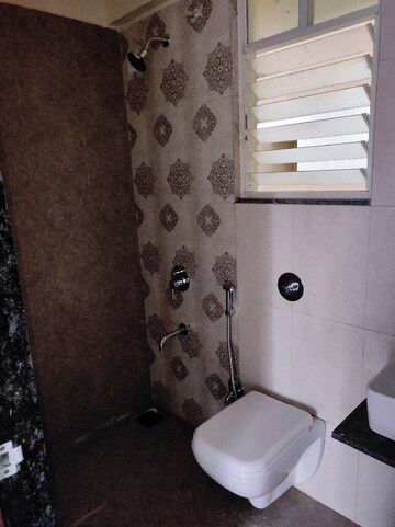 Bathroom in 2 BHK Apartment at Majestique Manhattan Phase 2, Wagholi – for Rent