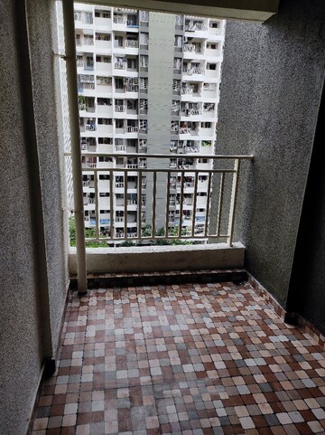 Balcony in 2 BHK Apartment at Majestique Manhattan Phase 2, Wagholi – for Rent