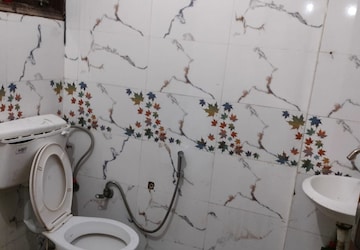 Bathroom in 1 BHK Builder Floor at Saket – for Rent