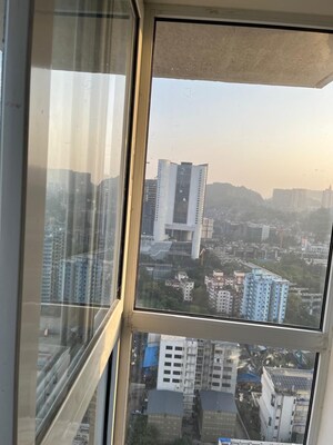 Balcony in 1.5 BHK Apartment at Sheth Avante, Kanjurmarg West – for Rent