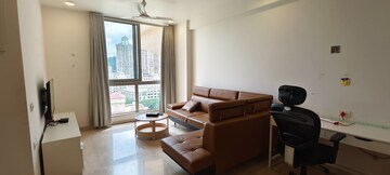 Living Room in 2 BHK Apartment at Hiranandani Atlantis, Powai – for Rent