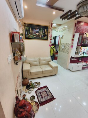 Living Room in 2 BHK Apartment at Rustomjee Urbania Azziano, Thane West – for Rent