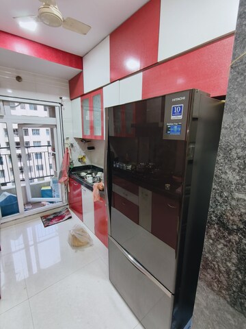 Kitchen in 2 BHK Apartment at Rustomjee Urbania Azziano, Thane West – for Rent