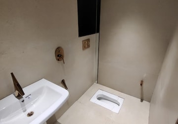 Bathroom in 1 BHK Apartment at GBK Vishwajeet Paradise, Ambernath West – for Rent