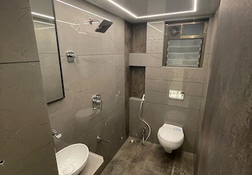 Bathroom in 1 BHK Apartment at GBK Vishwajeet Paradise, Ambernath West – for Rent