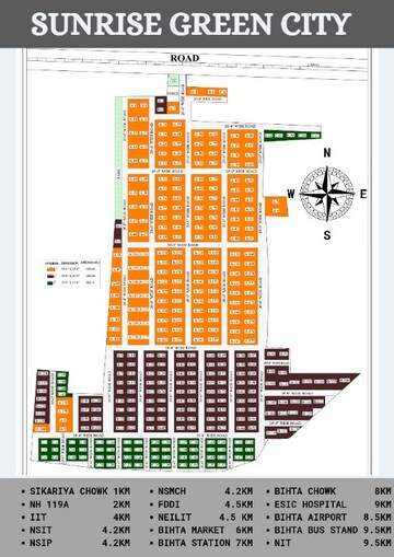 Plot – Map Location View at Bihta - for Sale