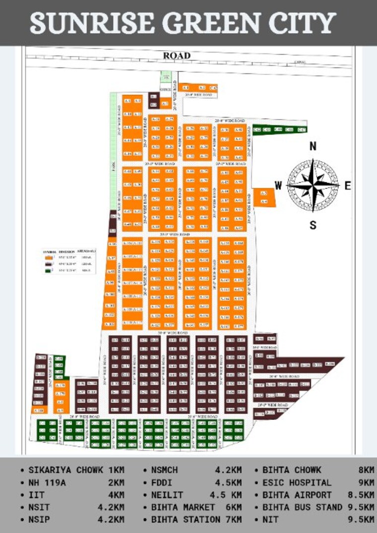 Map Location, bihta  1000 Sq.Ft. Plot In Bihta Patna 9356280