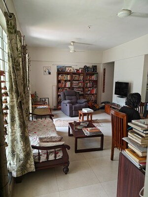 Living Room in 2 BHK Apartment at Aditya Breeze Park, Balewadi – for Rent