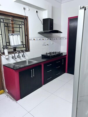 Kitchen in 3 BHK Apartment at Lahari Jublee hills, Jubilee Hills – for Rent